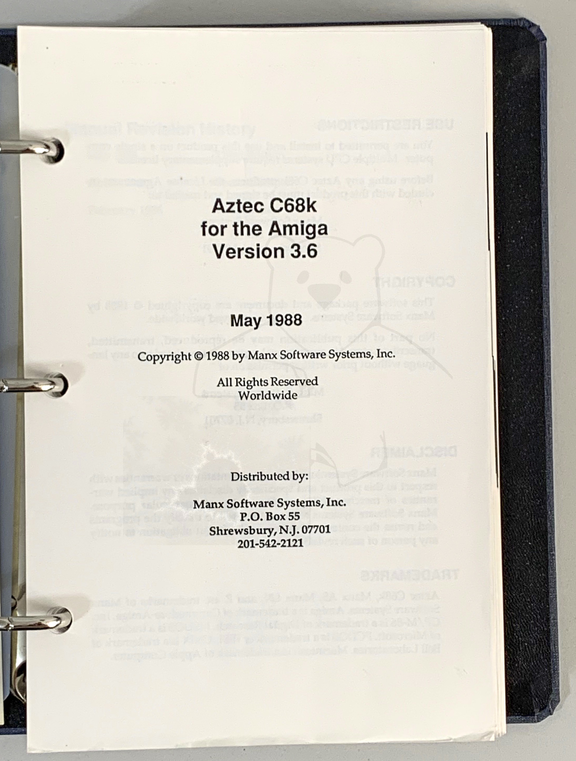 Manx Aztec C 68k - Handbuch